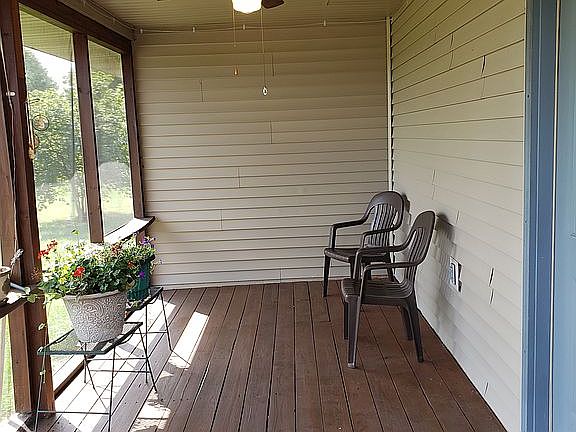 East side screen porch