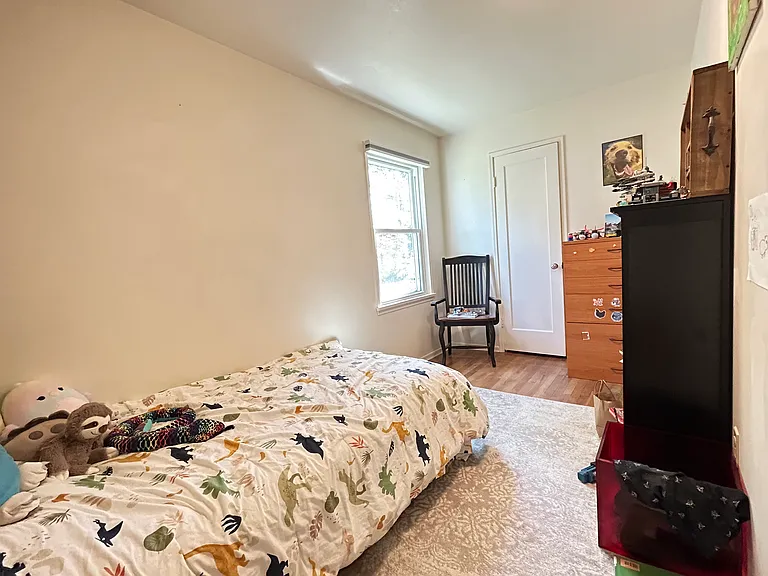 The third bedroom is small.