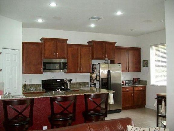 Elegant cabinets, granite counters