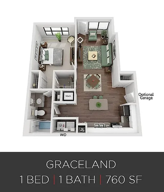 Floor plan Graceland-Renovated