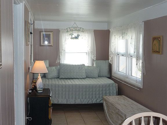Other end of dining room has space for extra guests