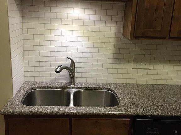 Large sink with garbage disposal