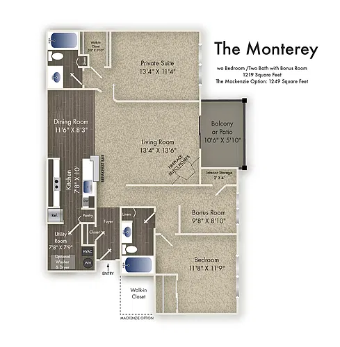 Floor plan Monterey