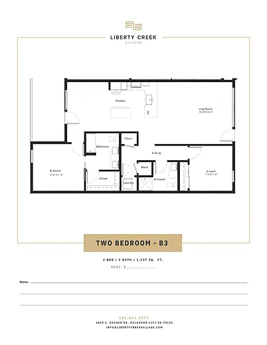 Floor plan B3