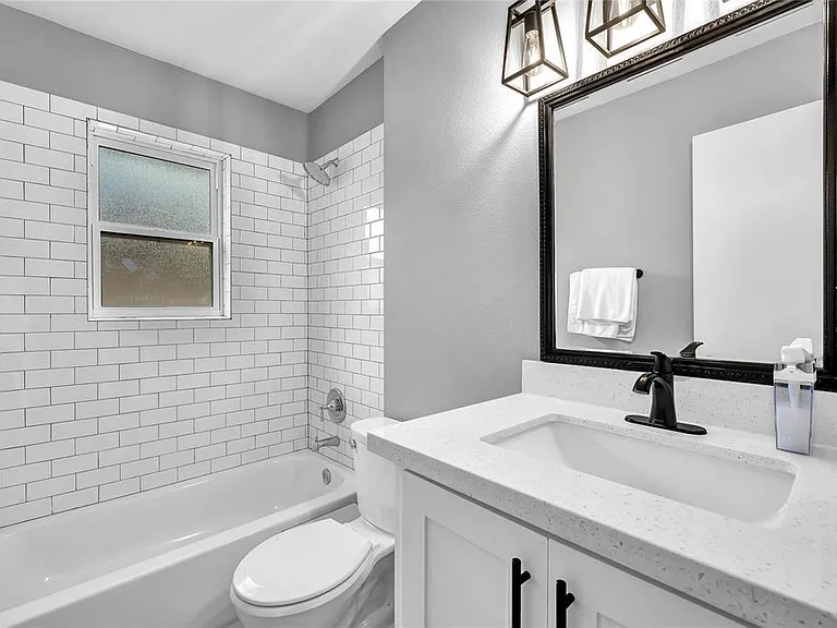 Common Bathroom is in the hallway
