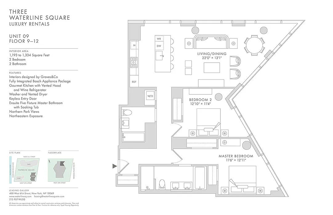 Floor plan Waterline 3: B11
