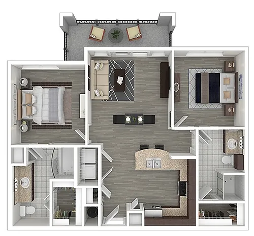 Floor plan Quarry I, II, III