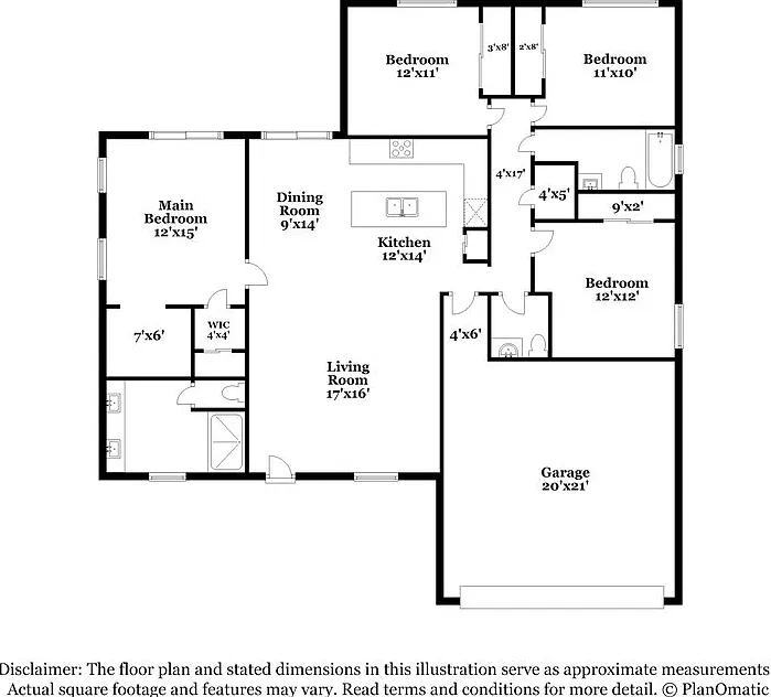 4 bed, 2.5 bath, 1690 sqft, $3,110 — Photo 2