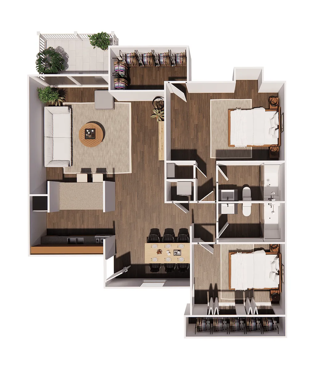 Floor plan The Royal Palm