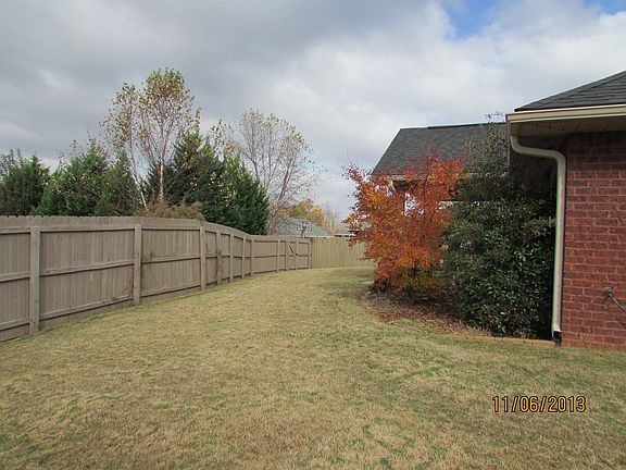 Fenced yard