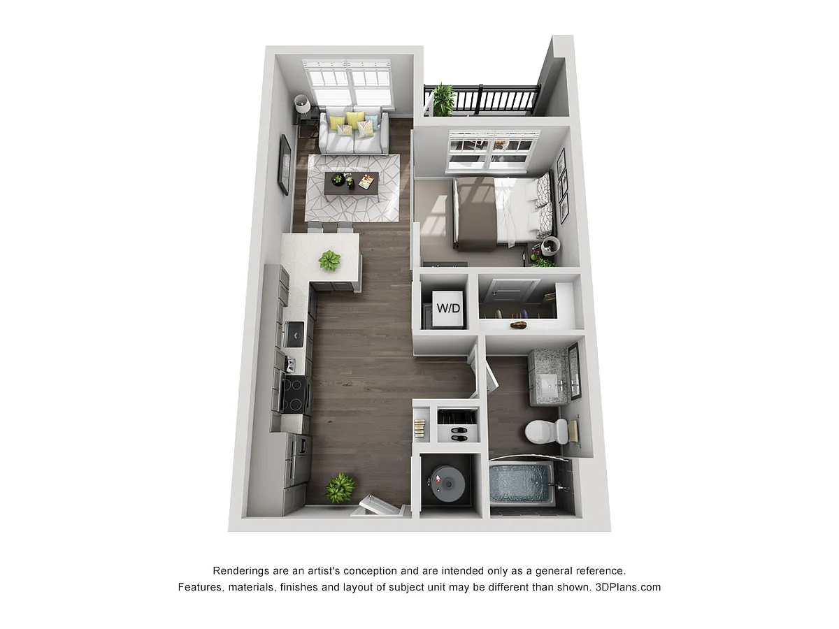 Floor plan A2 Studio