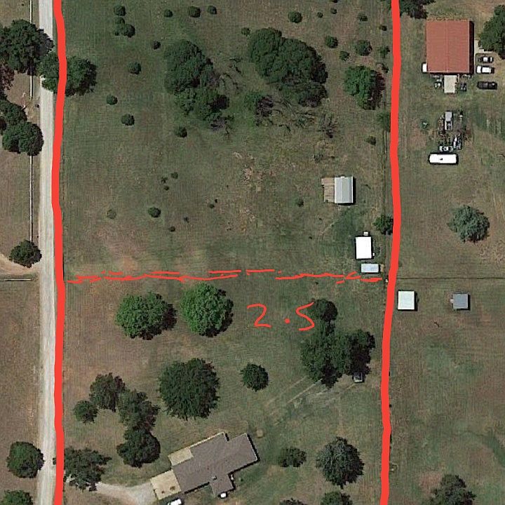 5.5 acres bold outline