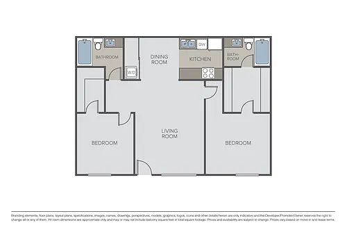 Floor plan Plan 2B