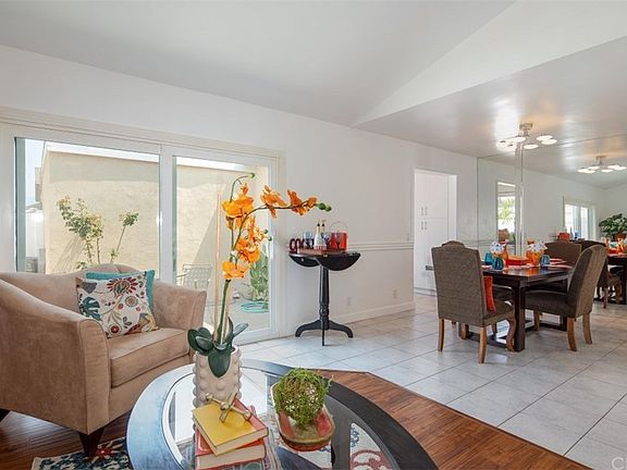 Open concept living room and dining area