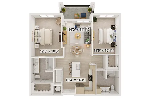 Floor plan B2