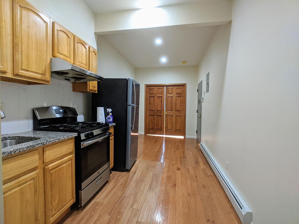 Living, dining, kitchen combo design.