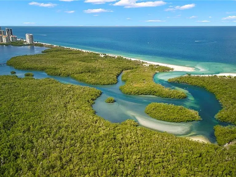 Aerial of Clam Pass