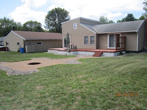 portion of backyard
