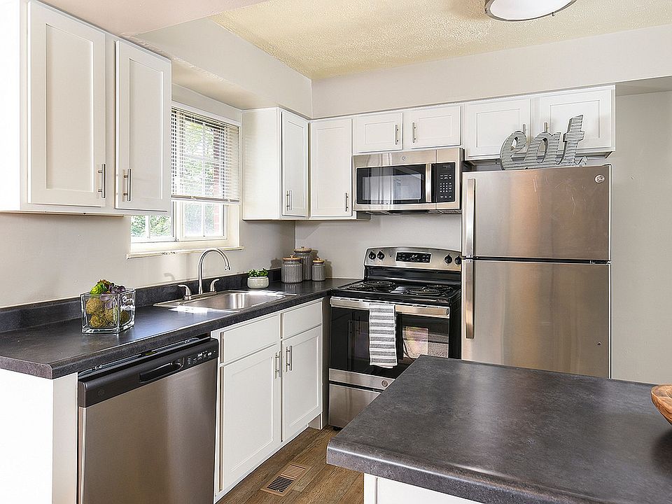 Renovated kitchen with stainless steel appliances