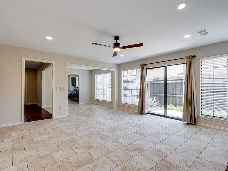Light and bright interior.
