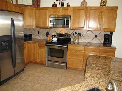 Granite Counters, Tile Floor