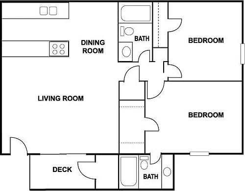Floor plan 2 Bedroom