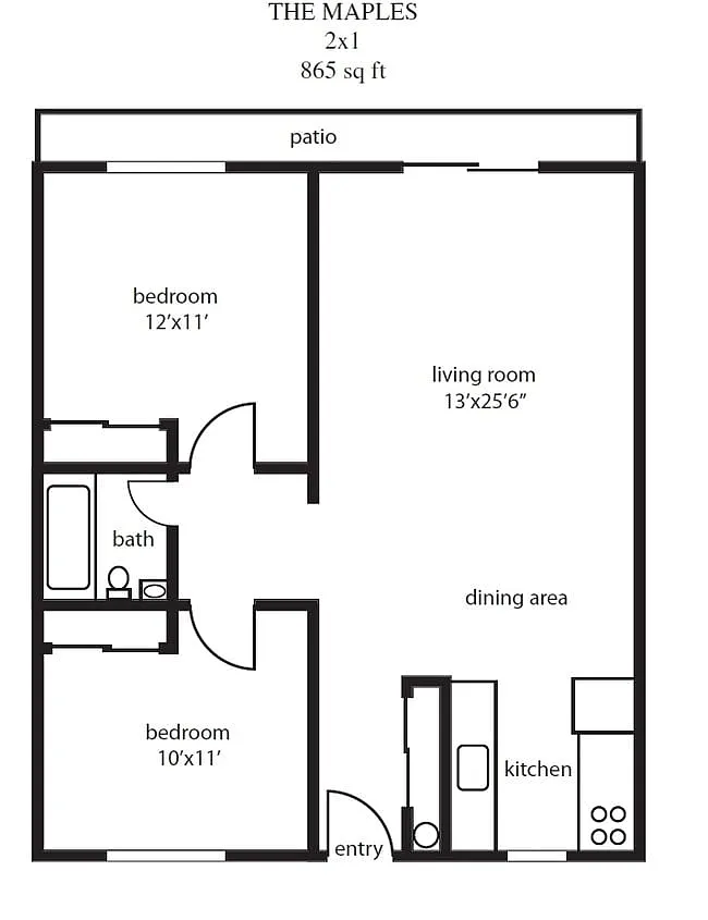 Floor plan 2X1