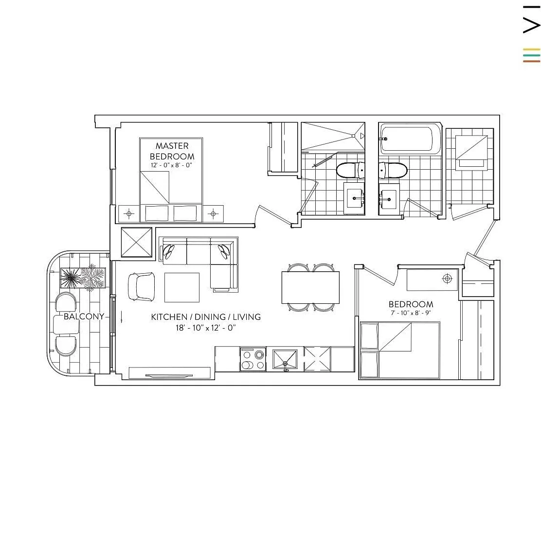 2 bed, $2,600 — Photo 2