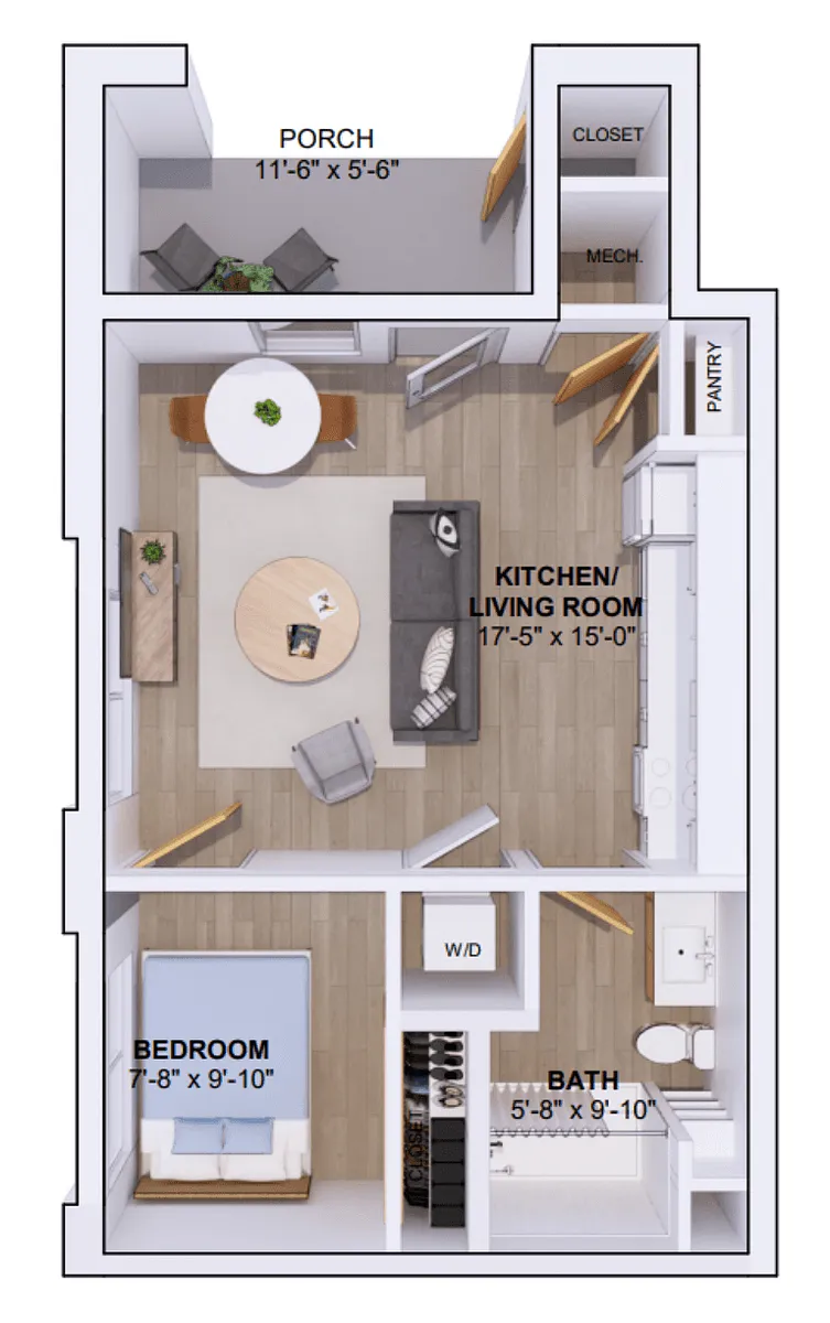 Floor plan 6A-1D