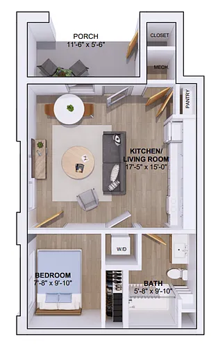 Floor plan 6A-1D