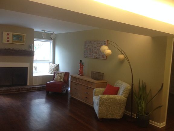 Large open living room