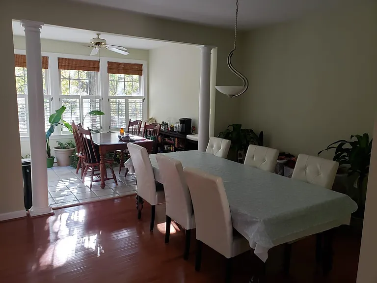 Dining area and Sun room (main level)