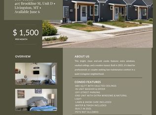 407 Brookline #D, Livingston, MT 59047