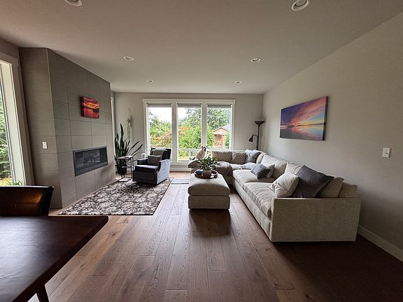 Current living room view, the kitchen is behind and on the right