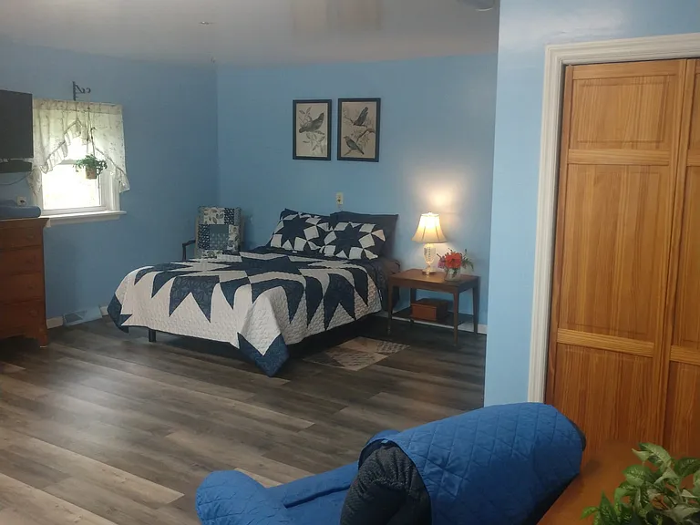 Bedroom one = view on entry. Large closet on the right.