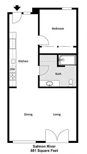 Floor plan Salmon River