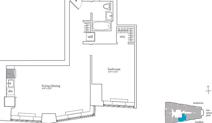 1st image of 80 Dekalb Ave #32L