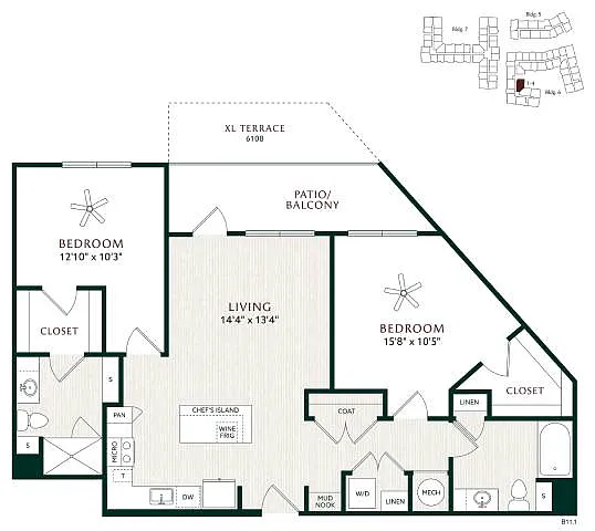 Floor plan B11