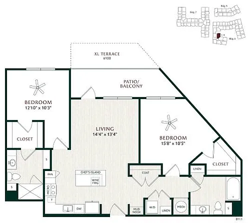 Floor plan B11