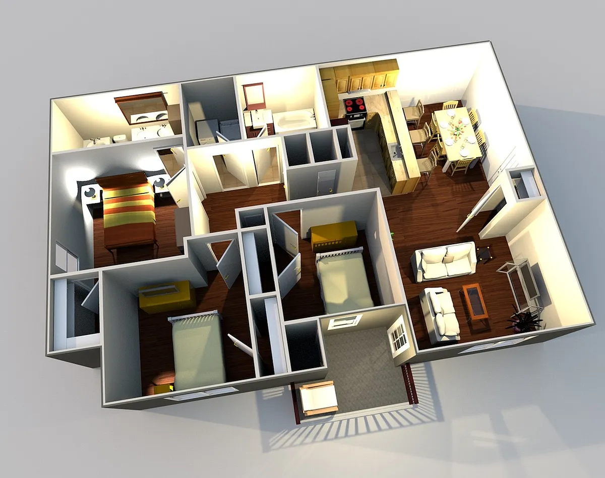 Floor plan 3x2 platinum