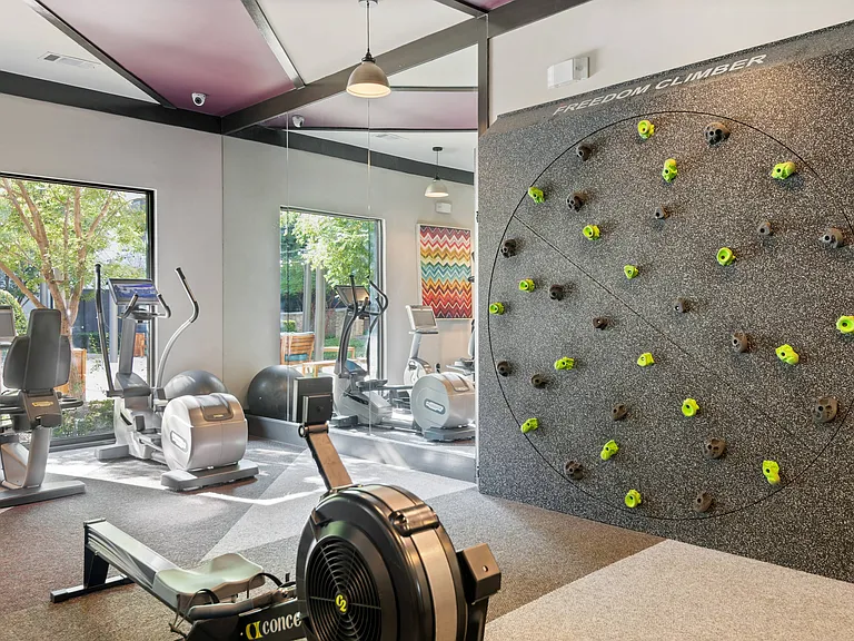 Fitness Center with Training Equipment