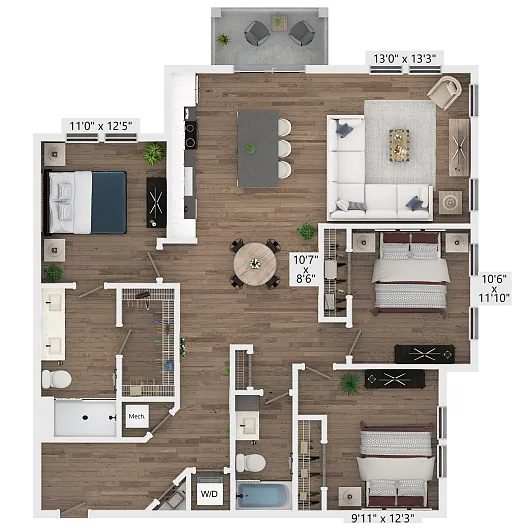 Floor plan Ixora