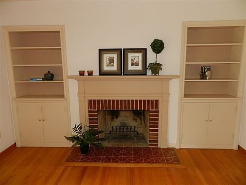 WOOD BURNING FIREPLACE