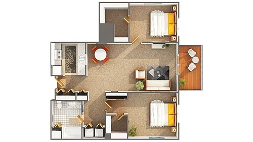 Floor plan Minnehaha
