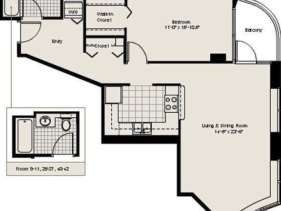 3rd image of 400 N La Salle St #3201