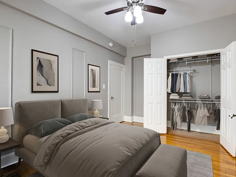 Bedroom (virtually staged)