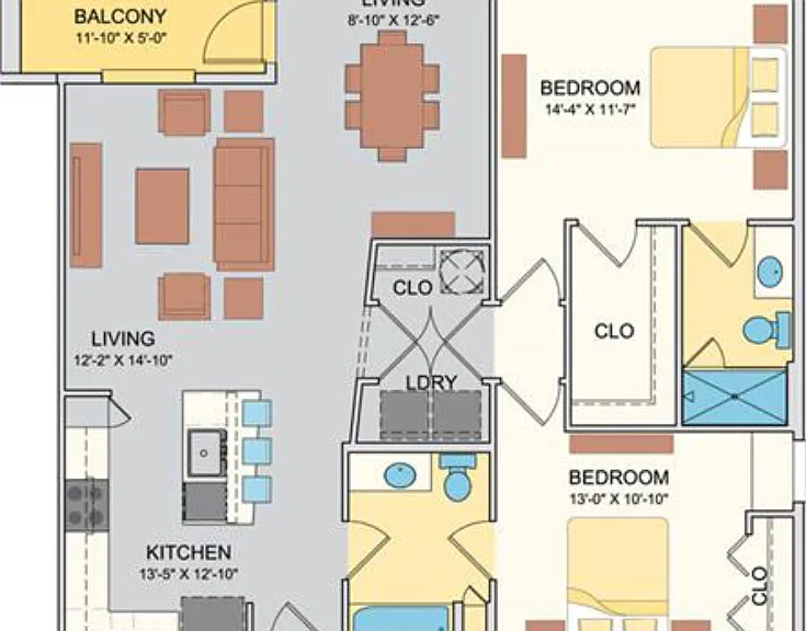 Baroque Floorplan Diagram