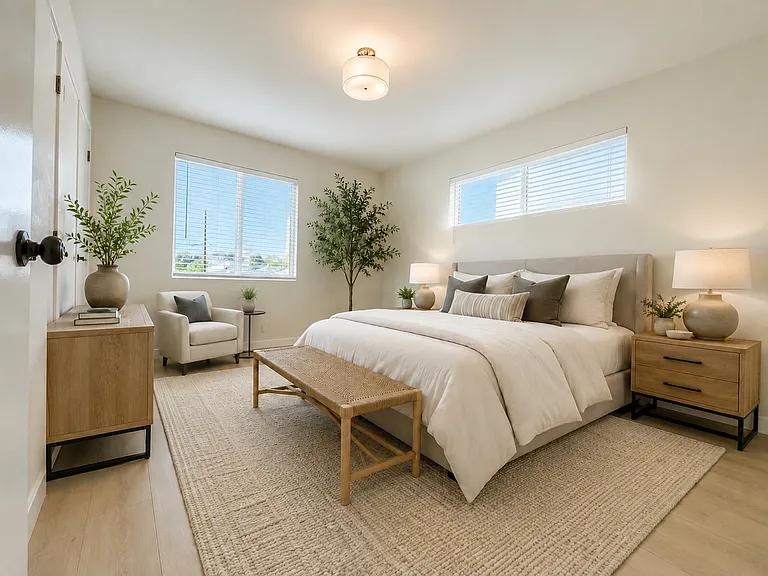 Bedroom / Virtually Staged