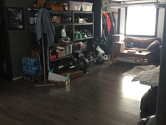 room between house & garage