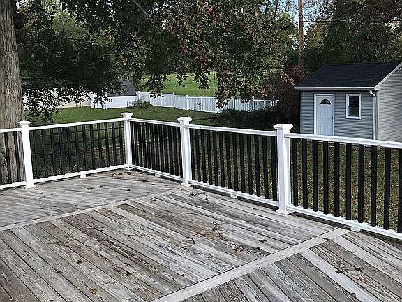 Deck view of yard